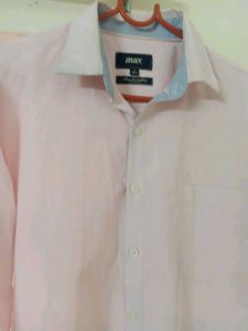 Mens Max Pink Formal Shirt