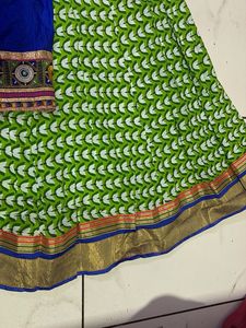 Green Lehenga Choli with Dupatta