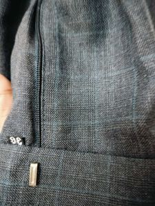 Grey Check Pants