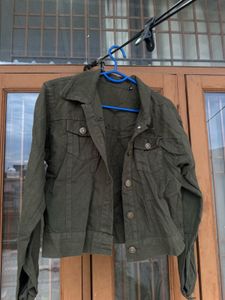 army green jacket