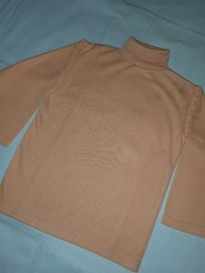High Neck Cotton Tshirt 🛍 -orange