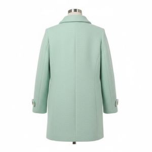 Mint Green Wool Coat