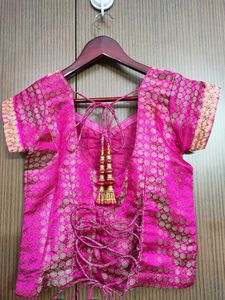 Magenta Lehenga Choli Set