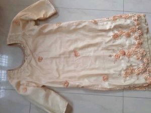 Elegant Fabric Set Kurti Pajama And Chunni