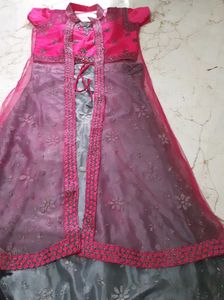 Beautiful Lehenga With a Long Shrug