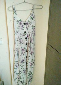 White Floral Dress