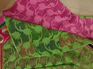 Beautiful Festive Wear Pure Cotton Brasso Saree