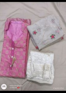 Chanderi Silk Suit