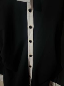 Zara Black Mini Shirt Dress