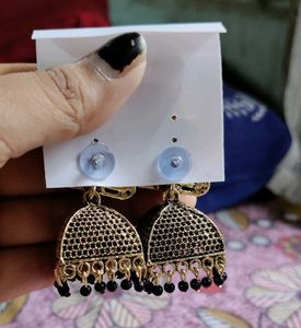 Triangle Jhumka Earrings