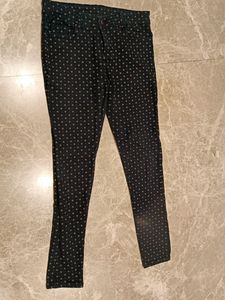 Slim Fit Black Trouser For Girls