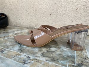 Transparent Block Heel