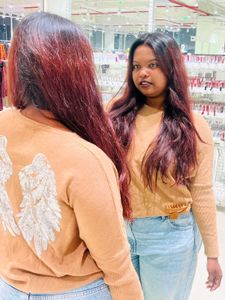 Stylish light brown sweat shirt