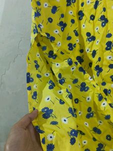 Sleevless Net Neck Design Kurta