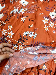 Floral Designer Printed Cotton Jam Fabric