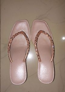Peach,nude Colour Heel (Size: 36)