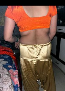 Golden Satin Salwar