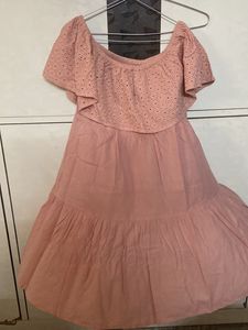Peach Dress