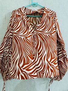 Animal Print Blouse