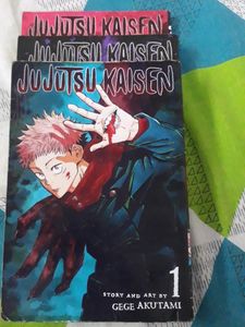 Jujutsu kaisen Manga Vol-0,1,2,3