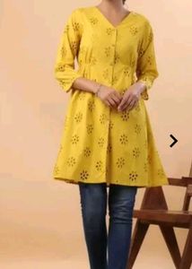 Brand Schiffli Cotton Kurta