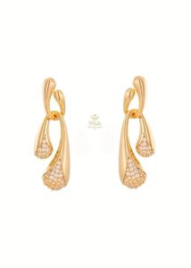Elegant Gold Dangle Earrings