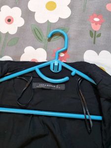 ZARA Black WRAP TOP