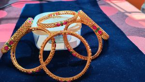 Gold Covering Bangles