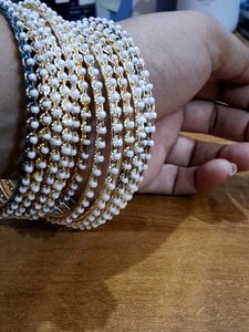 Pearl Bangle Set