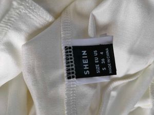 SHEIN Sweetina Women&#39;s  white Valentines Dress