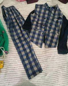 Full New Kids Coat Pant Set With Shirt