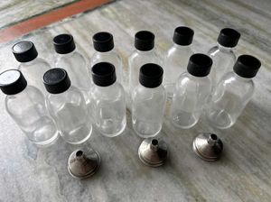 Bottles with Funnels