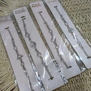 💗Stone Silver Bracelet (One Pcs)💗