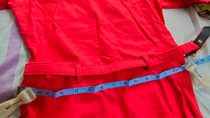 Red Long Gown(Size&#34;XS&#34;)