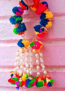 Colorful Pom Po Bracelet