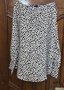 Spotted Long Sleeve Blouse/top For Girls