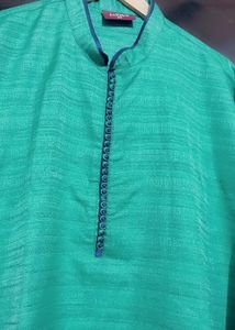 Sea Green Kurta Pajami Set For Boy Or Men 46 Chest