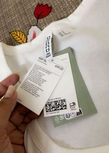 H&amp;M White Tank Top