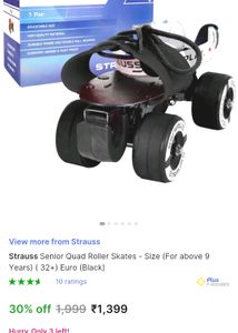 Roller Skates With Safety Kit