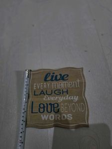 Wall Hamging Set Of 3(2 Wooden+1framed)