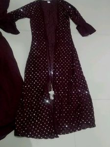 New Beautiful 3 Pc Lahenga Choli With Free G
