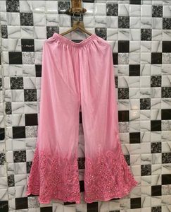 Mirror Work Chickenkari Kurti Set