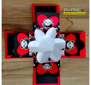 Panda-Themed Double Layered Explosion Box