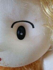 Doll With Brown Hat And Dress