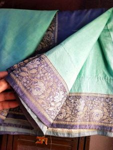 Pure silk readymade saree
