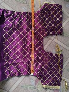 NEW Purple Lehnga Choli With Dupatta