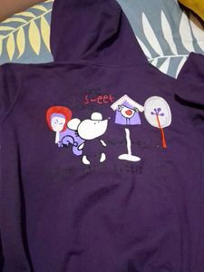 Big Bazar Purple Hoodie