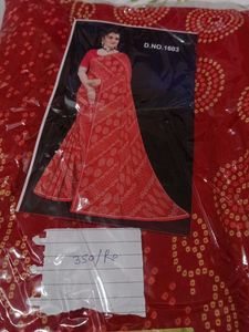 Chunri Print Saree Soft Fabric