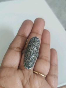 92.5 Silver Statement Marcasites Ring