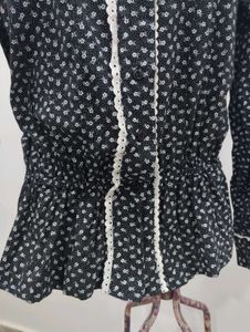 Vintage Floral Blouse